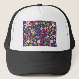 Gorra De Camionero Floral de Boho