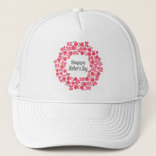Gorra De Camionero Floral Feliz Día de la Madre