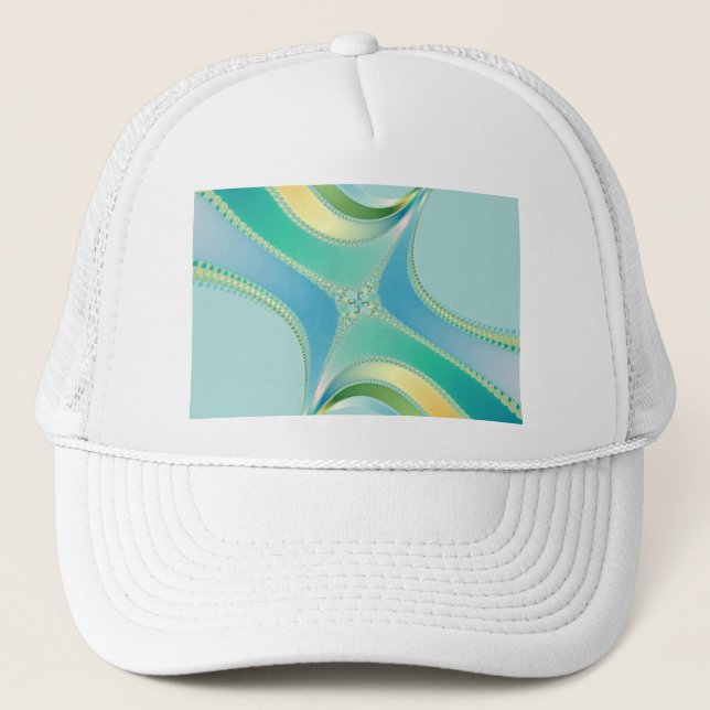 Gorra De Camionero Florecer - Arte fractal (Anverso)