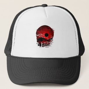 Gorra De Camionero Florecimiento Rojo