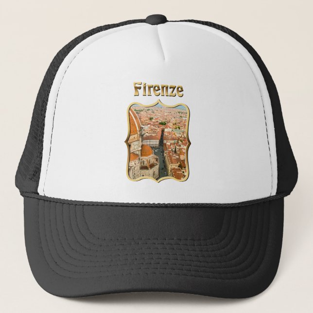 Gorra De Camionero Florencia, Italia (Duomo) (Anverso)