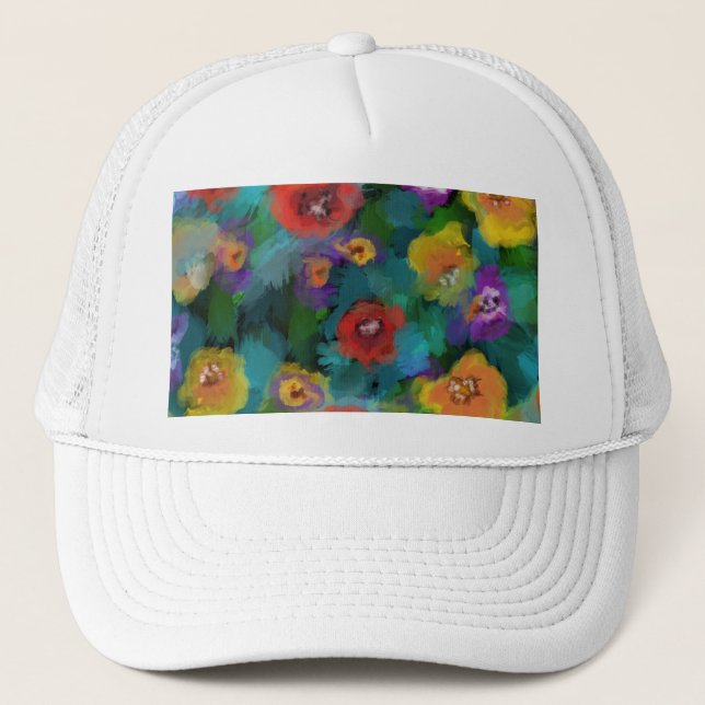 GORRA DE CAMIONERO FLORES (Anverso)