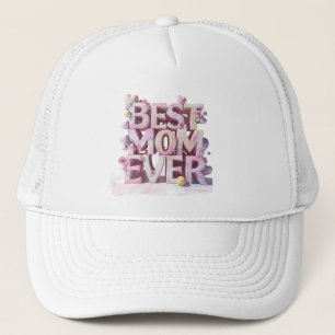 Gorra De Camionero *~* Flores cordiales de día materno 3-d AP72