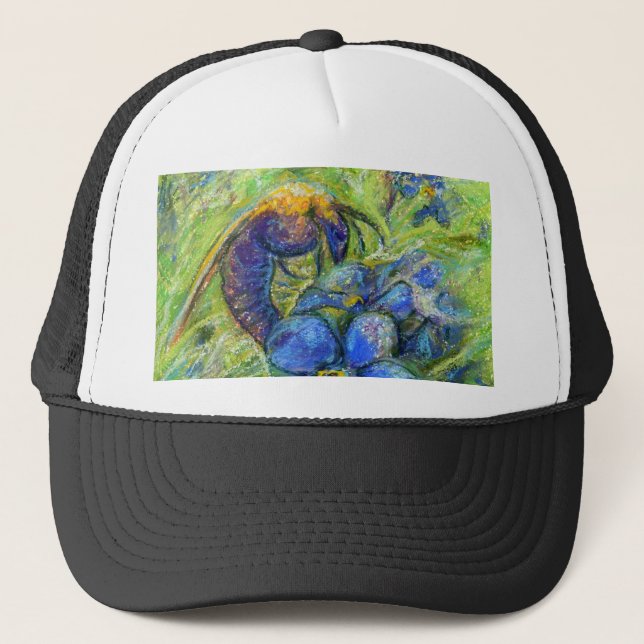 Gorra De Camionero Flores de abeja y olvidadiza (Anverso)