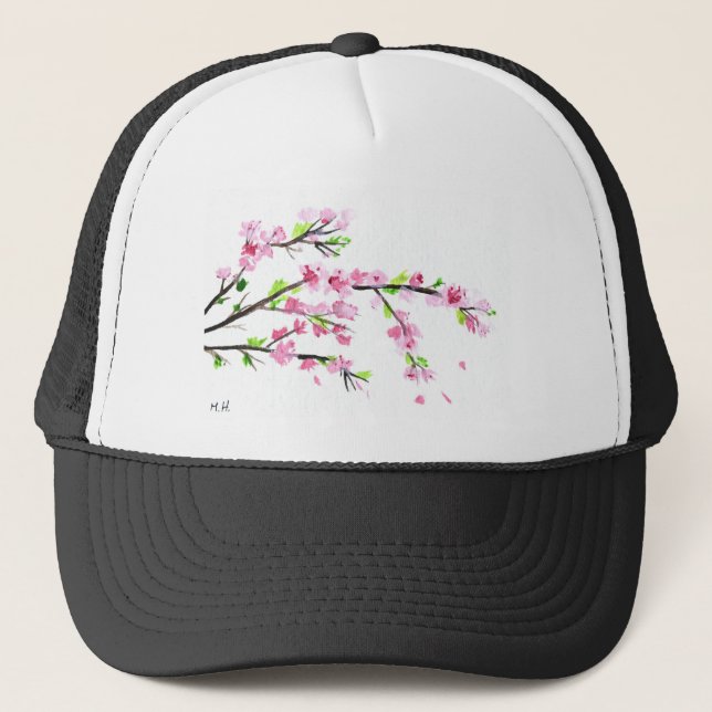 Gorra De Camionero Flores de cerezo (Anverso)