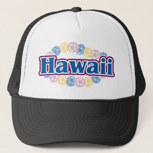 Gorra De Camionero Flores de Hawaii