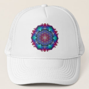 Gorra De Camionero FLORES DE LA VIDA / Blume des Lebens - Mandala IV