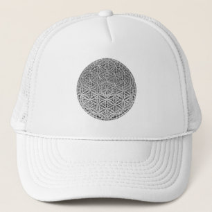 Gorra De Camionero FLORES DE LA VIDA - Medalla Plata