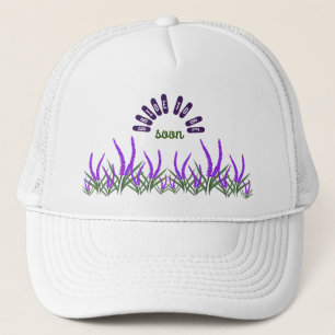 Gorra De Camionero Flores de lavanda