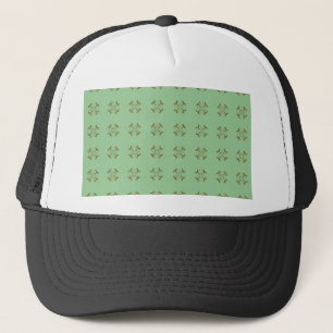 Gorra De Camionero Flores de oro en la menta