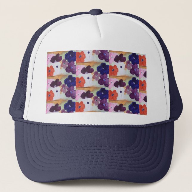 Gorra De Camionero Flores de primavera de Anemone (Anverso)