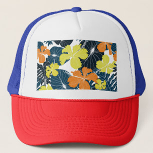 Gorra De Camionero Flores de primavera: textura floral vintage