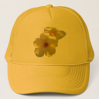 Gorra De Camionero Flores de Trompeta Doradas I