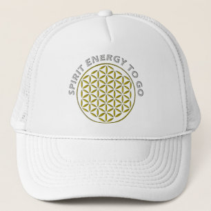 GORRA DE CAMIONERO FLORES DE VIDA - ENERGÍA DE ESPÍRITU POR IR