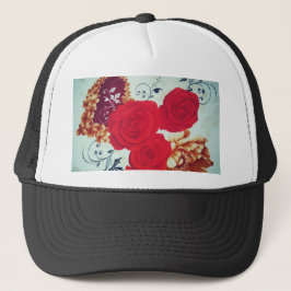 Gorra De Camionero Flores florecientes