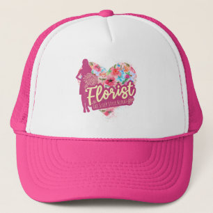 Gorra De Camionero Flores floristas con diseño de jardines de la époc