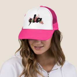 Gorra De Camionero Flores Kamala Harris - La moda de la Comma la Flor