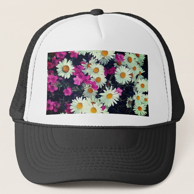 Gorra De Camionero Flores mixtas (Anverso)