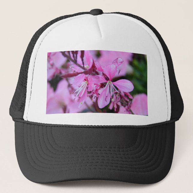 Gorra De Camionero Flores rosas (Anverso)