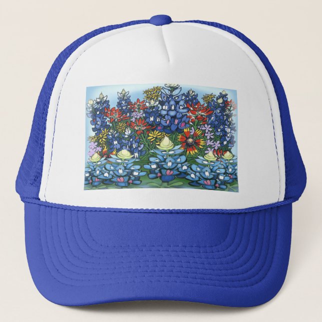 Gorra De Camionero Flores silvestres (Anverso)