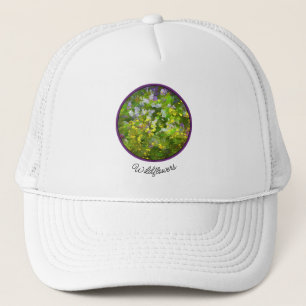 Gorra De Camionero Flores silvestres Impasto Pintura - Arte de flores