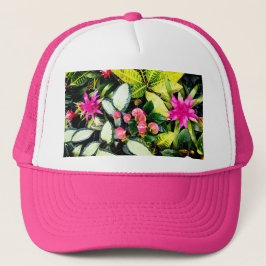Gorra De Camionero Flores tropicales