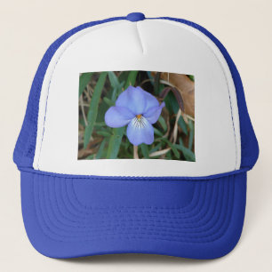 Gorra De Camionero FloresSilvestres Violeta de Patas de Pájaro IV Reg