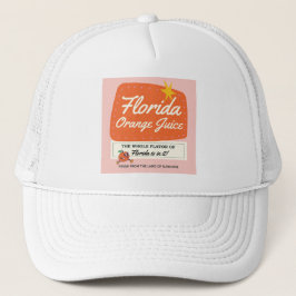 Gorra De Camionero Florida Orange Juice Hat