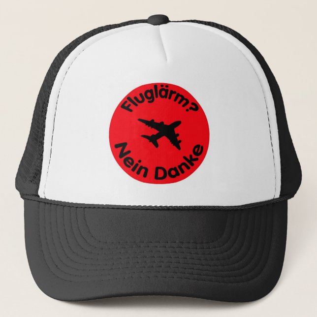 Gorra De Camionero ¿Fluglärm? Nein Danke (Anverso)