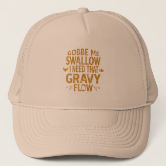 Gorra De Camionero Flujo De Salsa Divertida Tipografía De Acción De G
