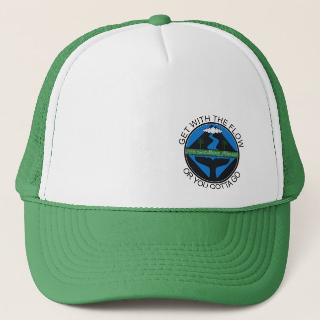 Gorra De Camionero Flujo hawaiano (Anverso)