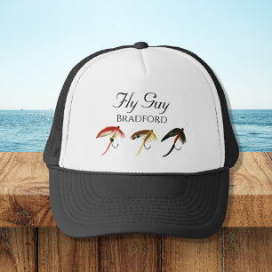 Gorra De Camionero Fly Guy Fishmen Flyfishing Trout Flies Trucker H