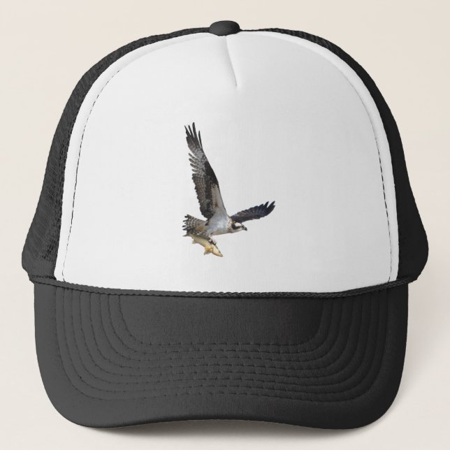 Gorra De Camionero Flying Osprey Wildlife Fashion Series (Anverso)