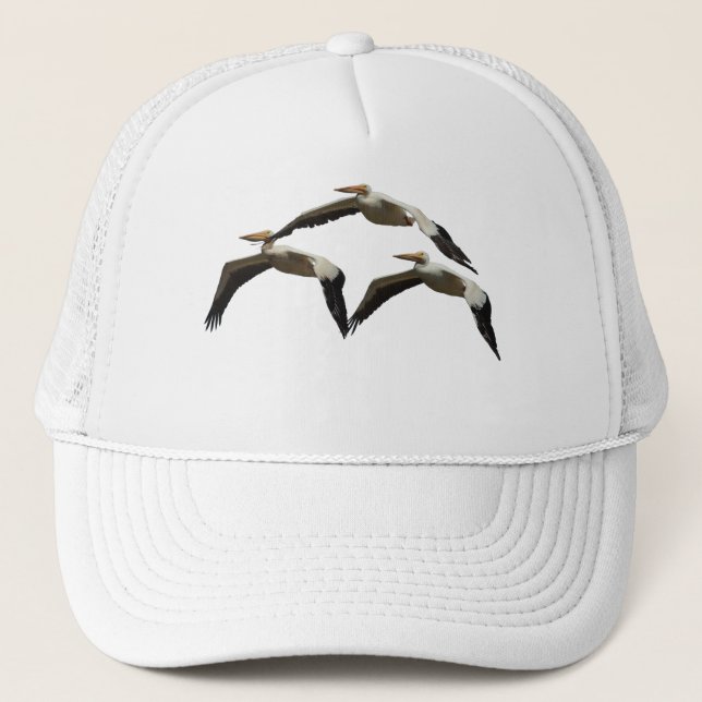 Gorra De Camionero Flying Pelican Hat (Anverso)