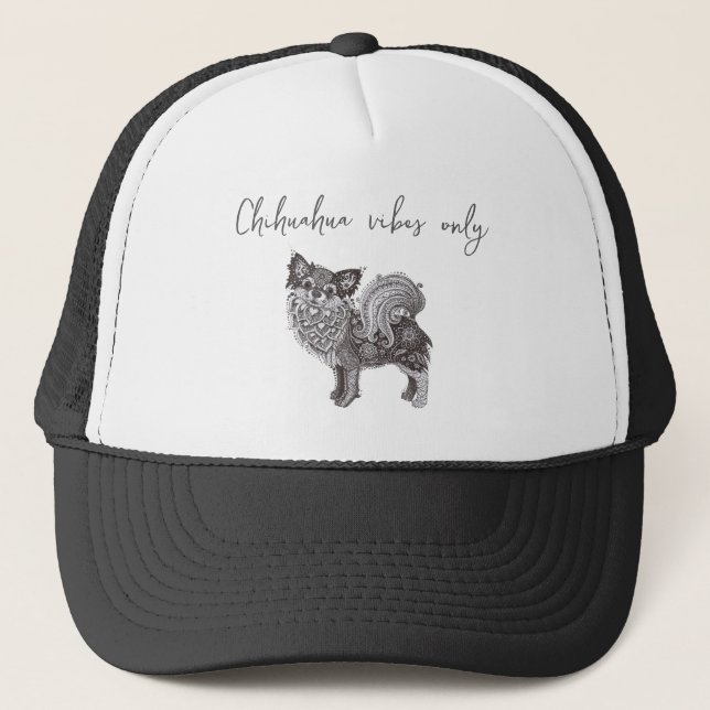 Gorra De Camionero Foam Trucker Hat Chihuahua Vibes (Anverso)