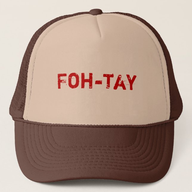 Gorra De Camionero Foh-tay (Anverso)