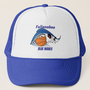 Gorra De Camionero Follansbee Blue Waves Basketball