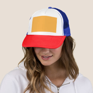 Gorra De Camionero fondo amarillo con borde negro