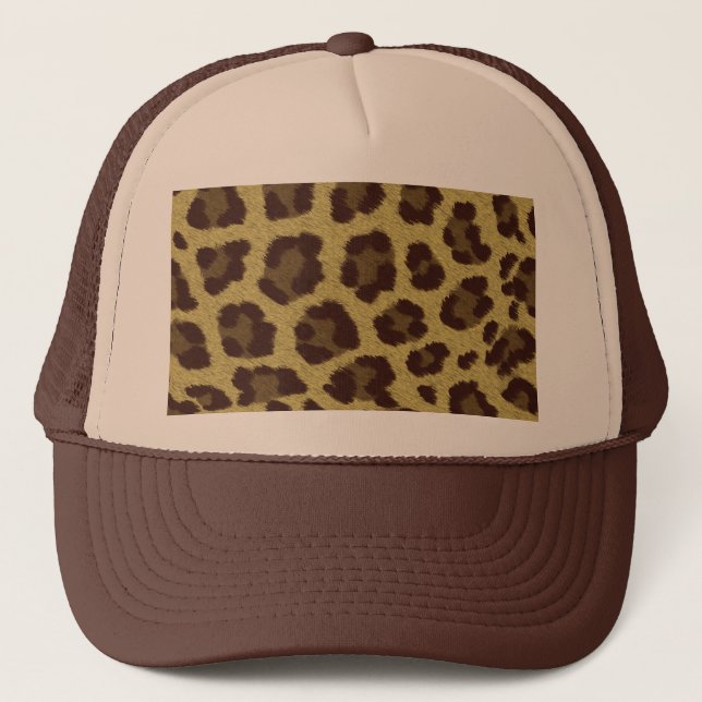 Gorra De Camionero Fondo del leopardo (Anverso)