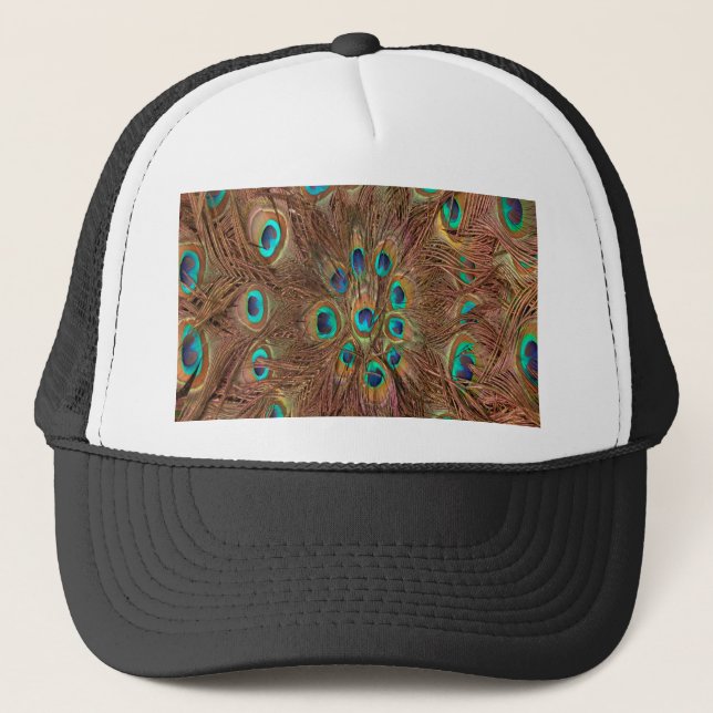 Gorra De Camionero Fondo del patrón de paz (Anverso)