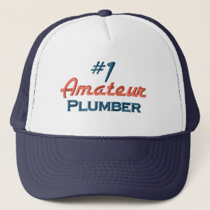 Gorra De Camionero Fontanero aficionado del número uno