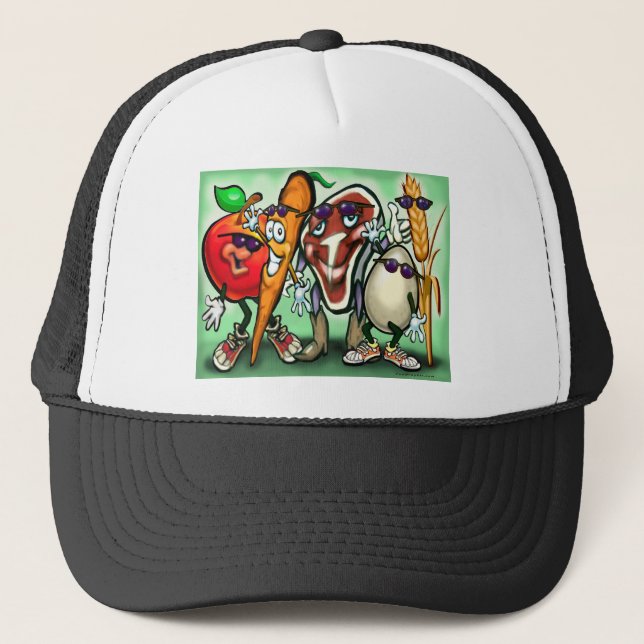 Gorra De Camionero Food Groups (Anverso)