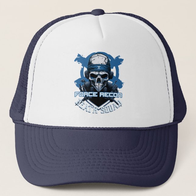 Gorra De Camionero Force Recon Death Squad (Anverso)