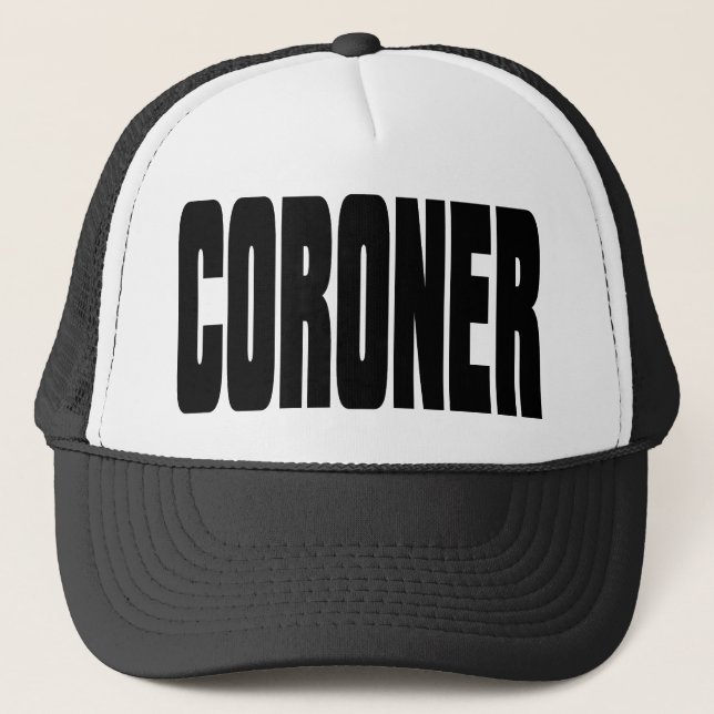 Gorra De Camionero Forense (Anverso)