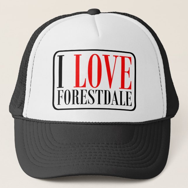 Gorra De Camionero Forestdale Alabama (Anverso)