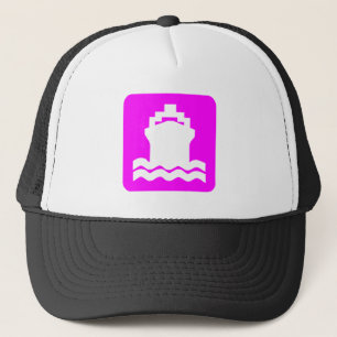 Gorra De Camionero Forma de barco - Magenta