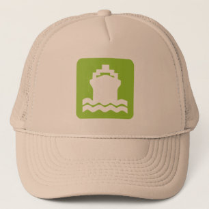 Gorra De Camionero Forma de barco - Verde marciano