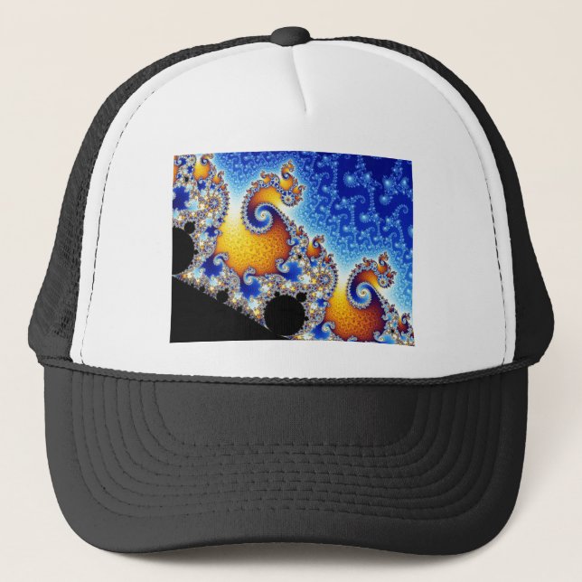 Gorra De Camionero Forma fractal bidimensional de Mandelbrot (Anverso)