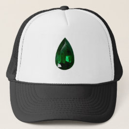 Gorra De Camionero Forma Pear Emerald