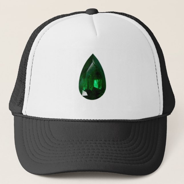 Gorra De Camionero Forma Pear Emerald (Anverso)